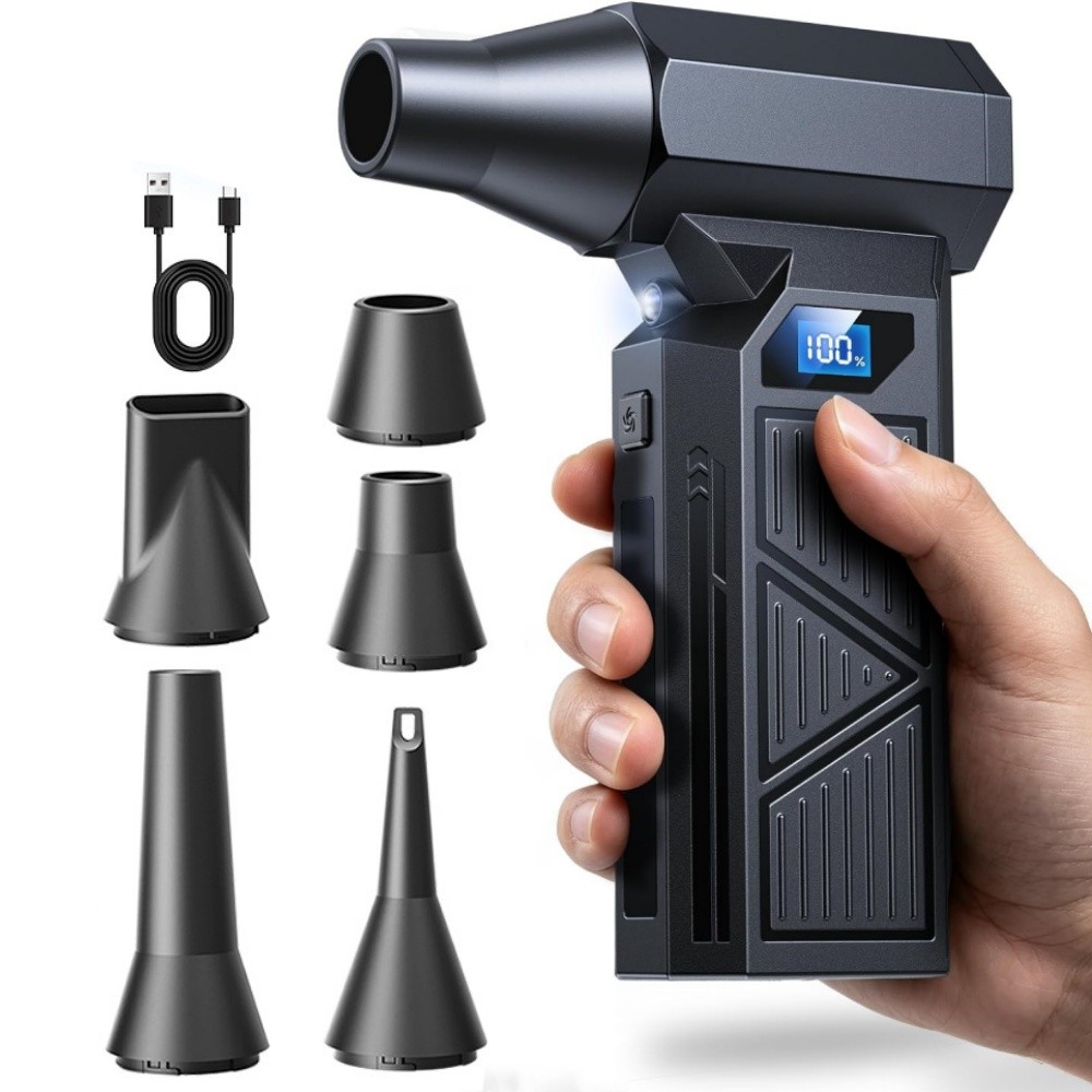 Electric Compressed Air Duster 130000RPM Super Power Cordless Dust Air Blower