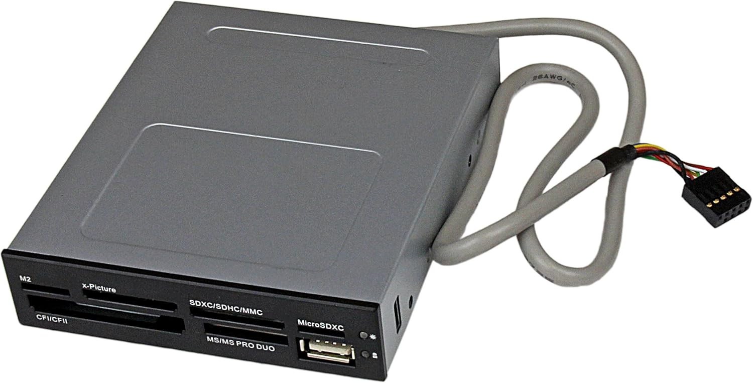 StarTech Memory Card Reader 3.5" Internal Multi-Card Reader 22-in-1 SD/Micro USB