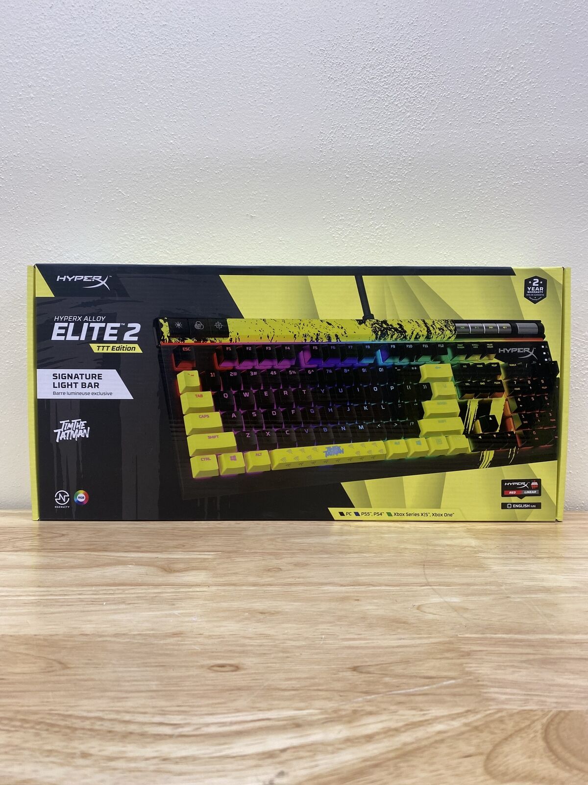 HyperX Alloy Elite 2 – Mechanical Gaming Keyboard TTT Media Controls RGB Backlit