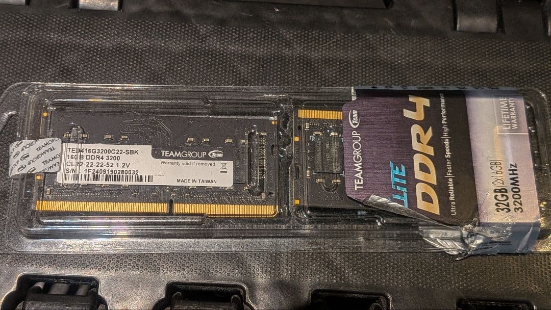 TeamGroup DDR4 3200MHz 32GB (16GBx2) Laptop RAM SO-DIMM Used