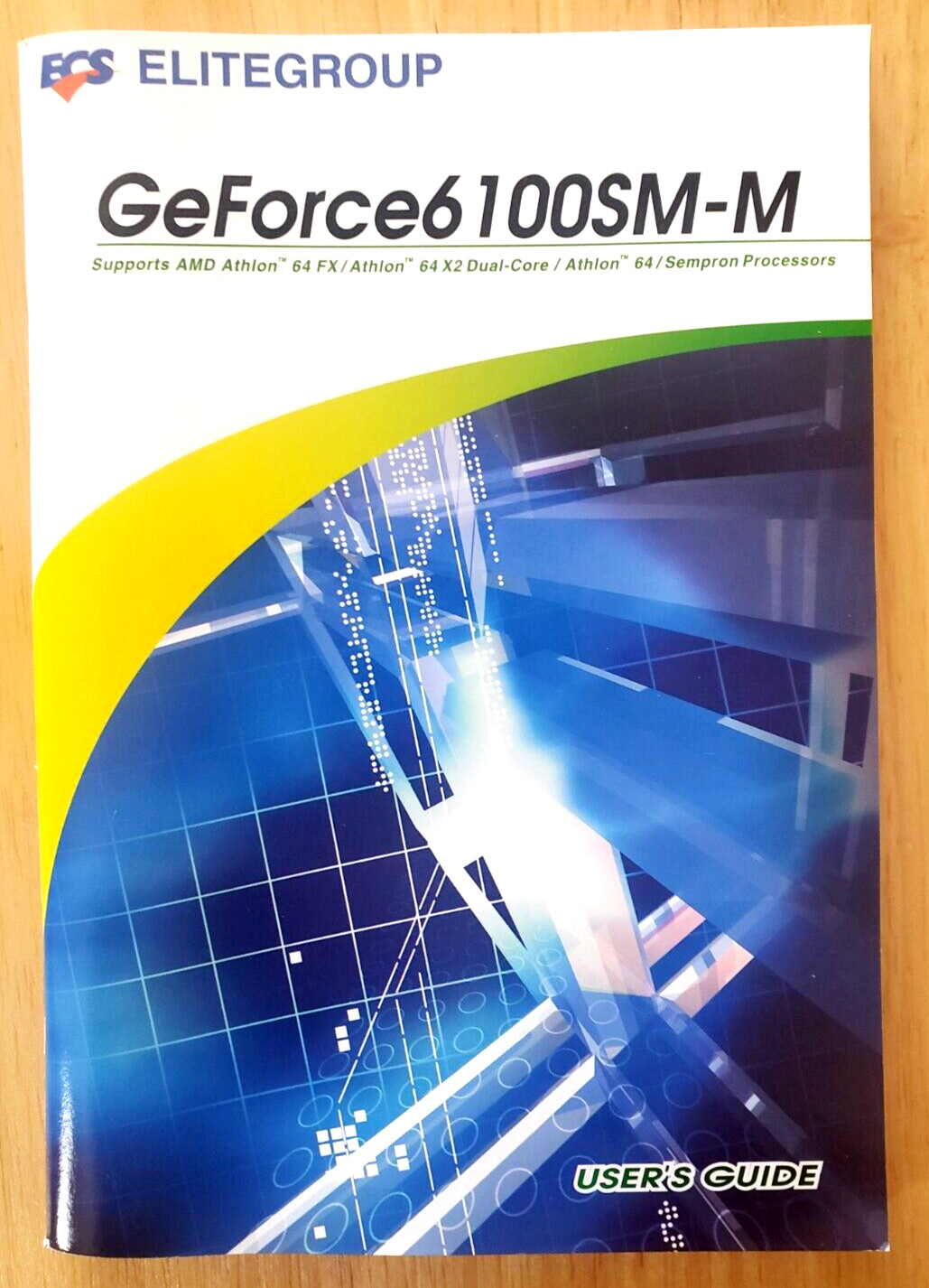 ECS Elitegroup GeForce6100SM-M Manual User's Guide - Slightly Used