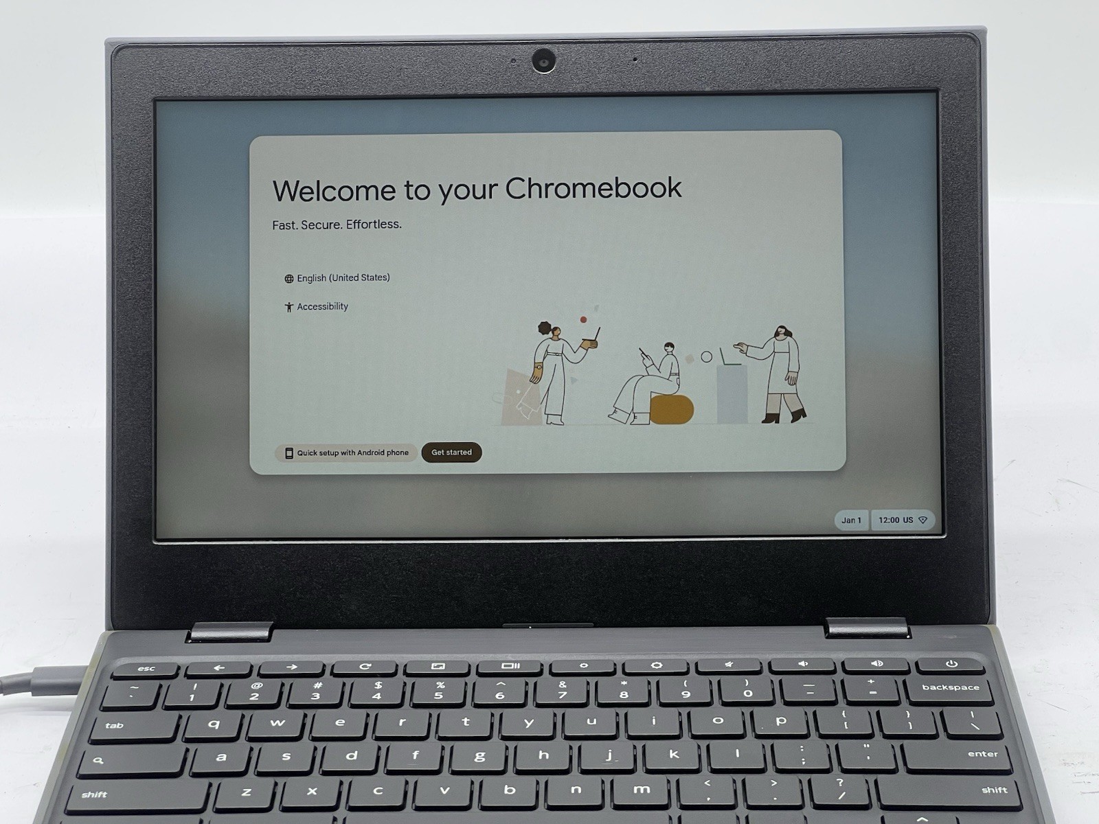 Lenovo Chromebook 100E G2, 11.6'' (32GB Storge, 2.1GHz. 4GB RAM), No Charger