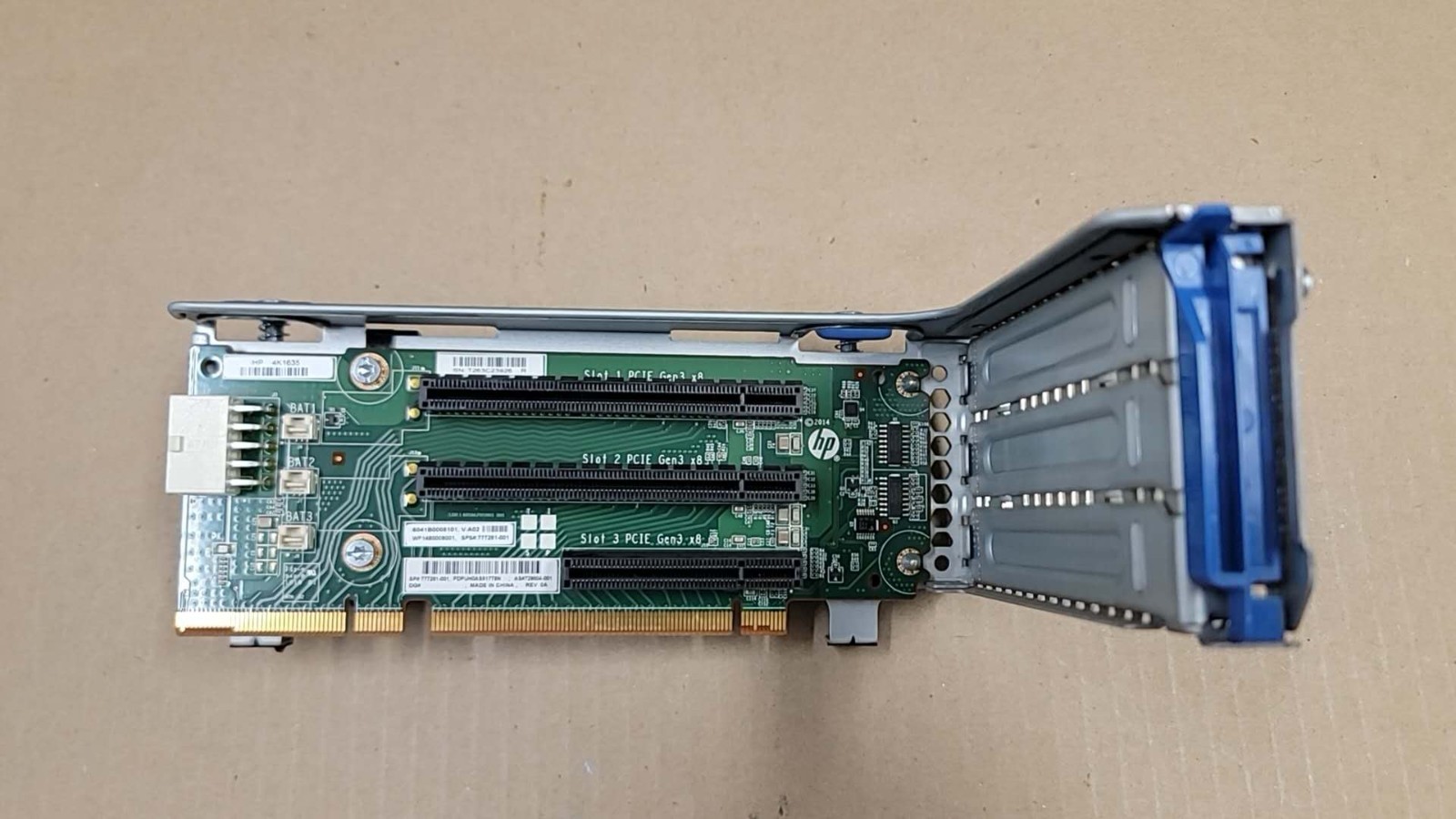 HP DL380 Gen9 Primary 3‑Slot PCIe Riser Cage 719072‑001 777281‑001