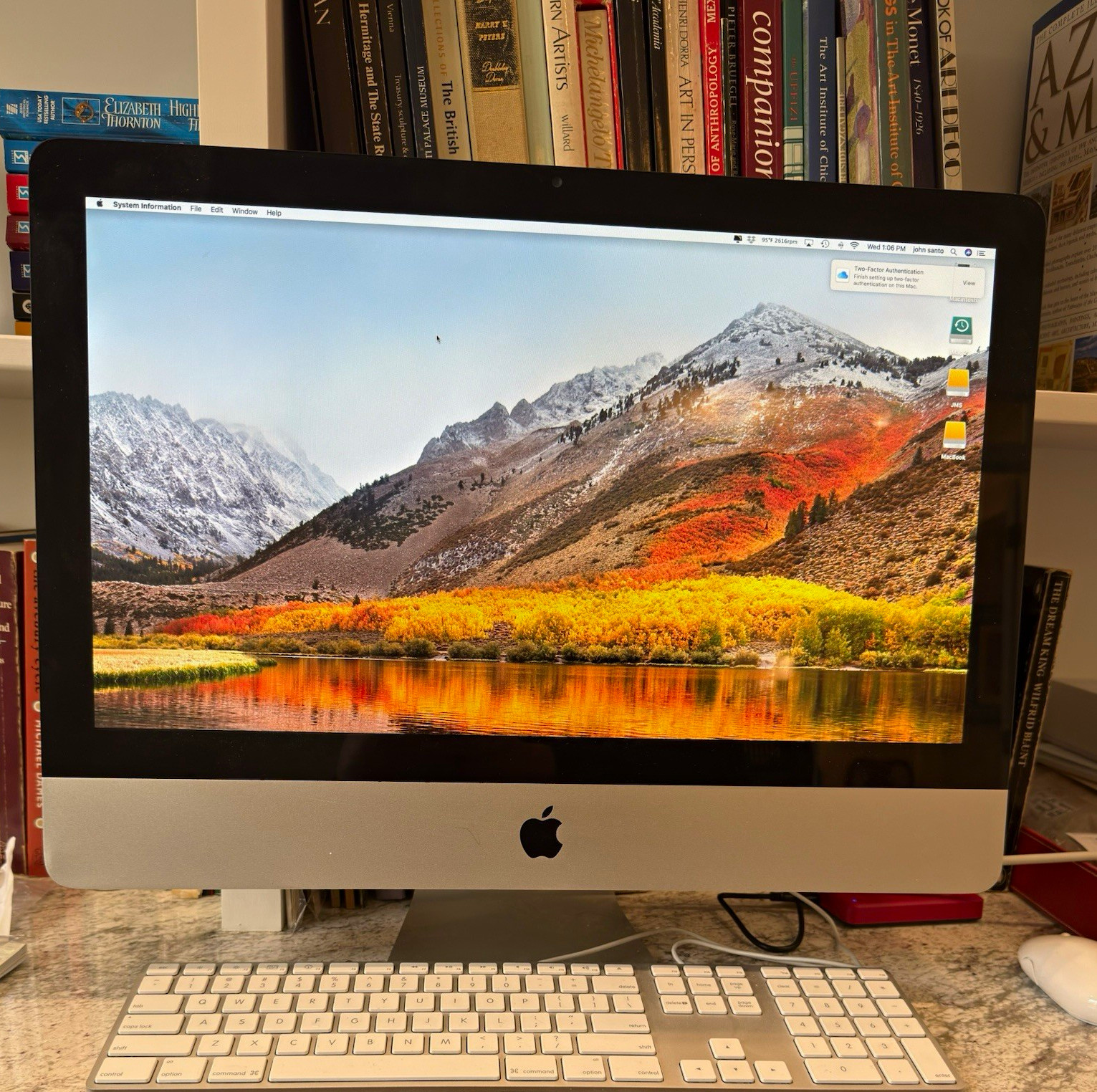 Apple iMac 21.5" Mid 2011 Core i5 2.5GHz 16GB 500GB HDD High Sierra
