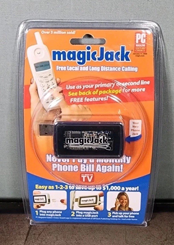 MagicJack USB Phone System As Seen On TV  Local  Long Distance Calli G1N