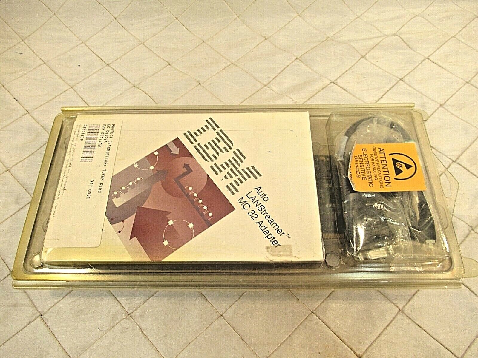 IBM 60G1592 Auto LANStreamer MC2 Adapter Computer Part New in Package NOS Vtg