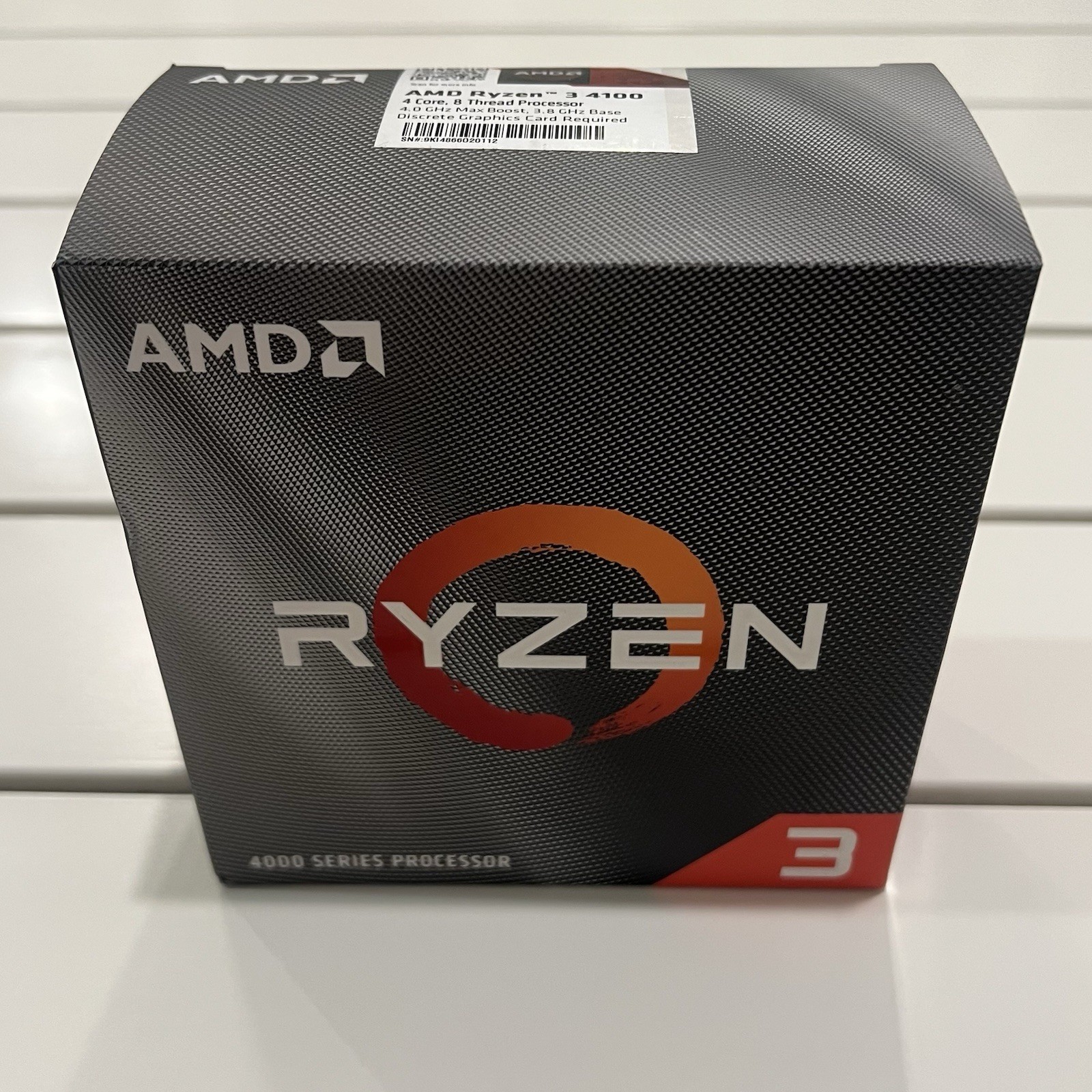 AMD Ryzen 3 4100 4-Core, 8-Thread Unlocked Desktop Processor Brand New Sealed
