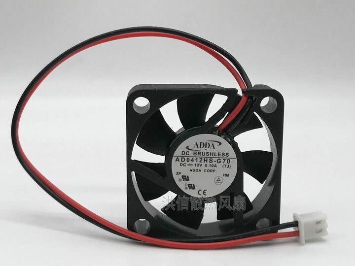 ADDA  AD0412HS-G70 4010 DC12V 0.10A 40mm silent cooling fan