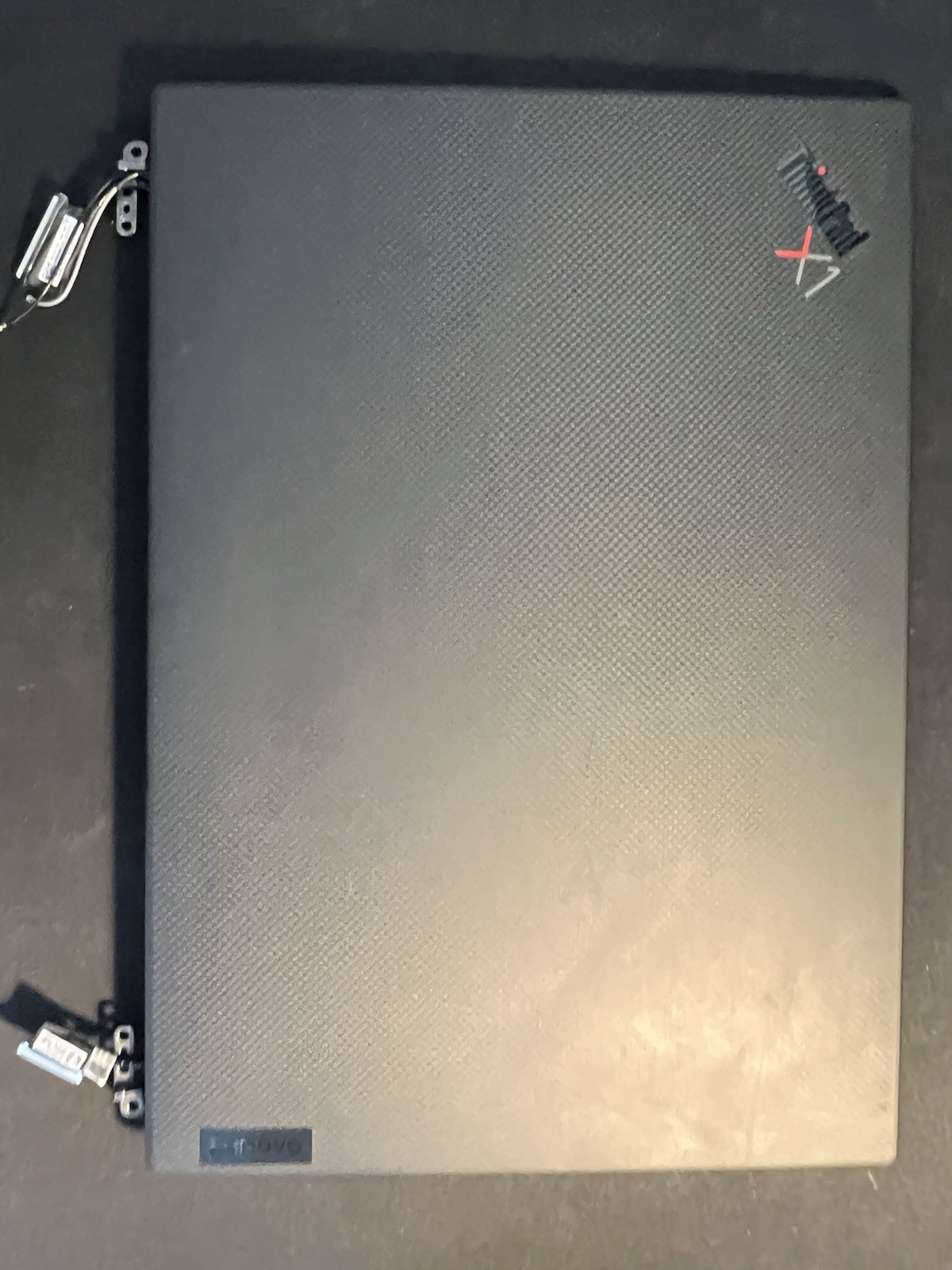 Lenovo X1 Carbon Gen 10 / 11 Woven Top Cover with hinges, webcam, wires, bezel