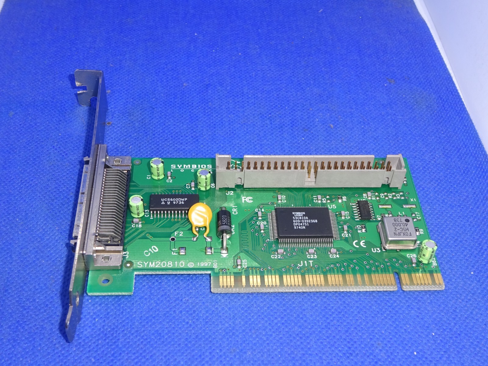 SYMBIOS LOGIC SYM20810 SCSI CONTROLLER CARD PCI #GK7161