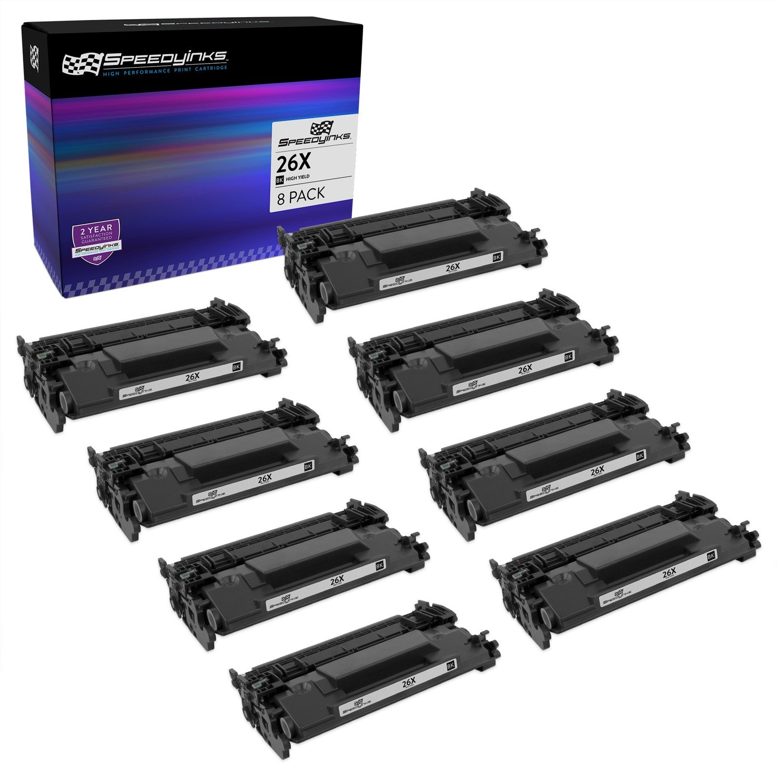 SPEEDYINKS 6PK Replacement HP 26X CF226X Black Toner LaserJet Pro M402d M426dw