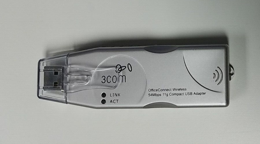 3com - USB 2.0Wireless - 54Mbps 11g - 3CRUSB10075 - Used , Tested, Works