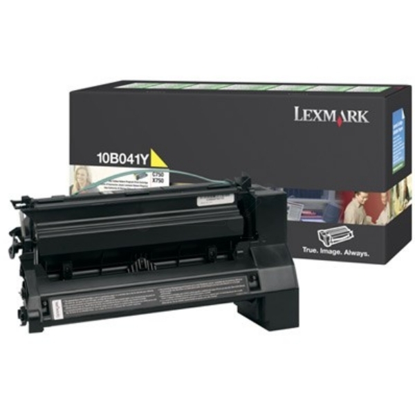 Genuine Lexmark 10B041Y Print Cartridge Yellow  C750  **NEW OEM**