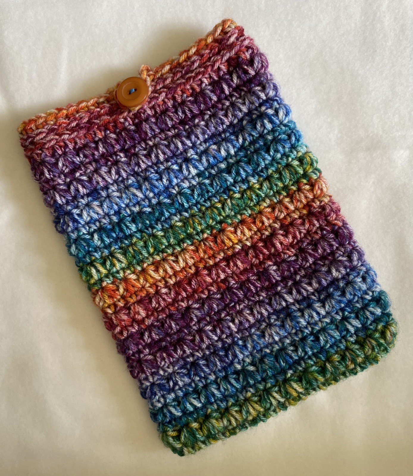 Handmade Crochet Kindle Sleeve ~ Book Cover