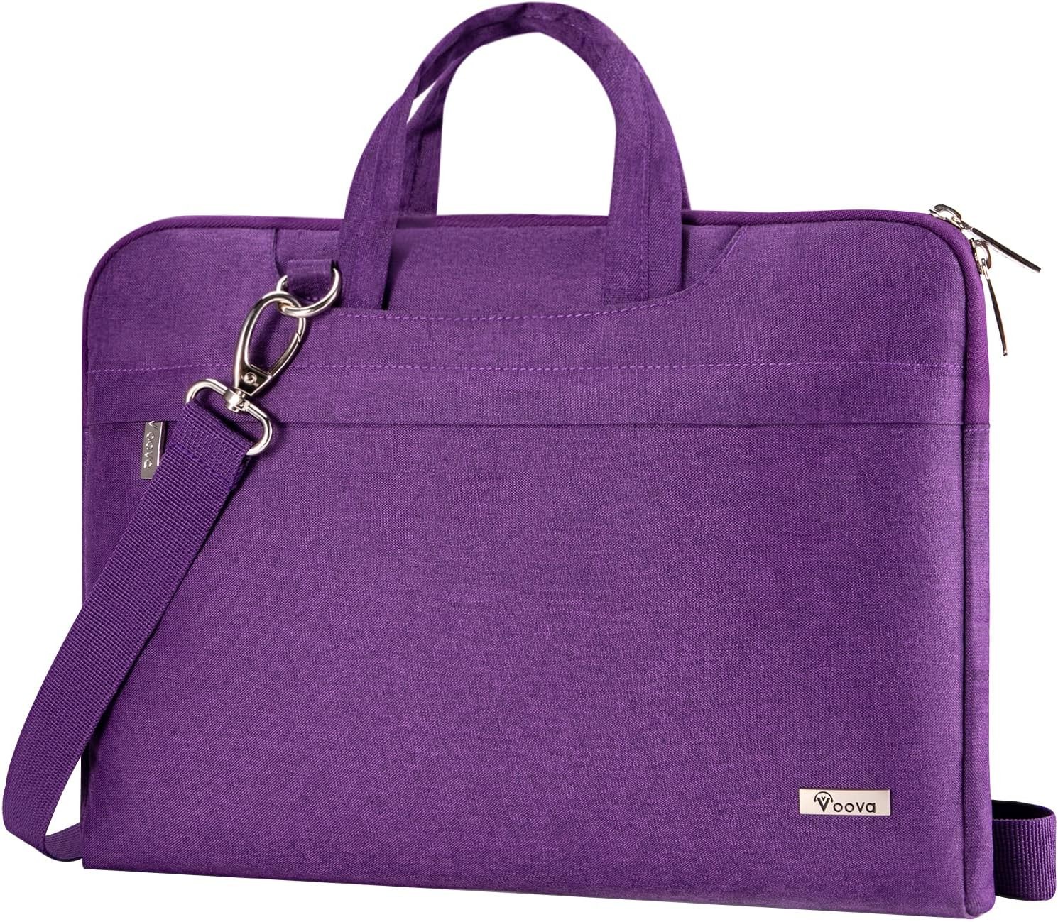 15.6-15 Inch Laptop Sleeve with Handle for MacBook, Purple Color Design