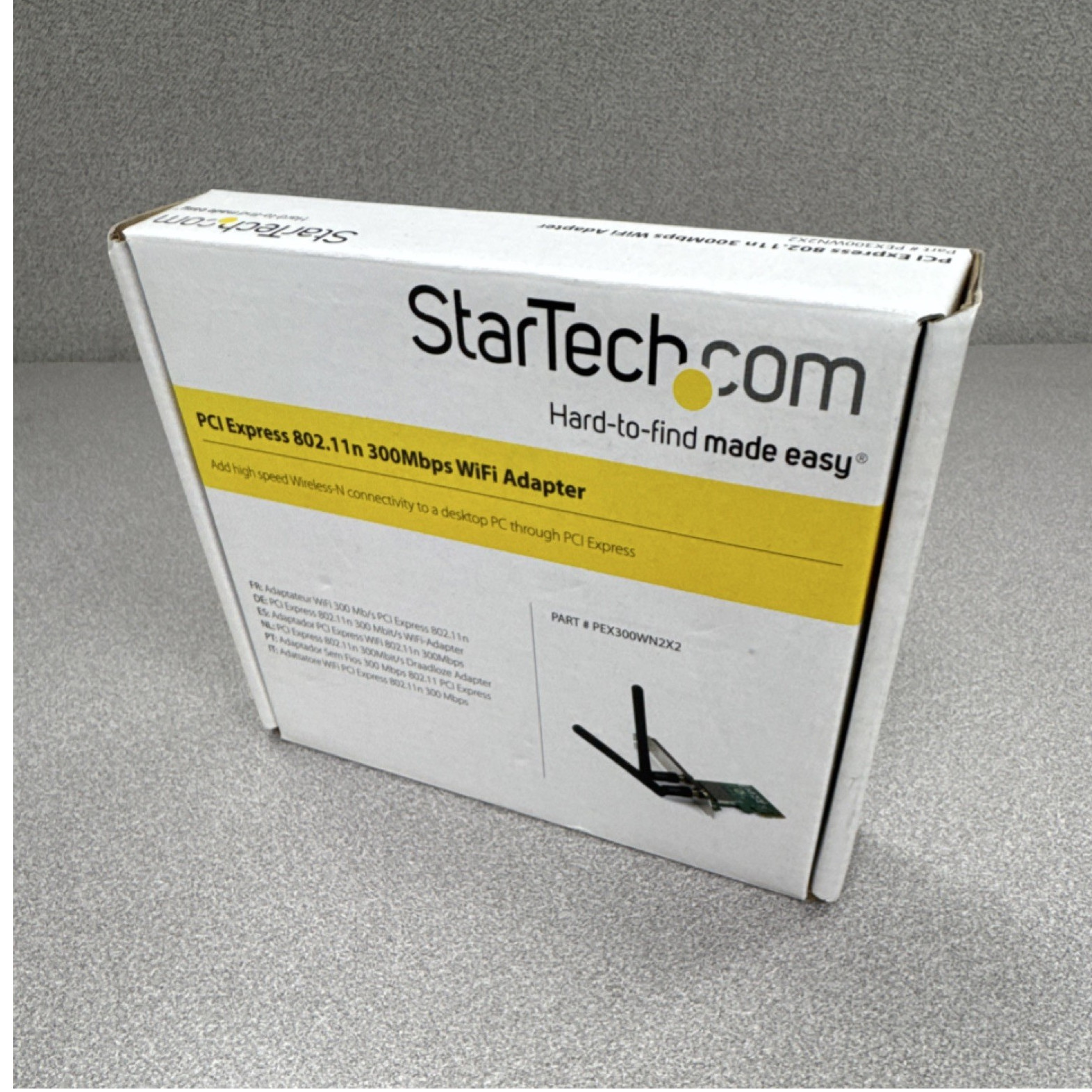 StarTech.com PCI Express Wireless Adapter 802.11n 300Mbps 2 Ports PEX300WN2X2