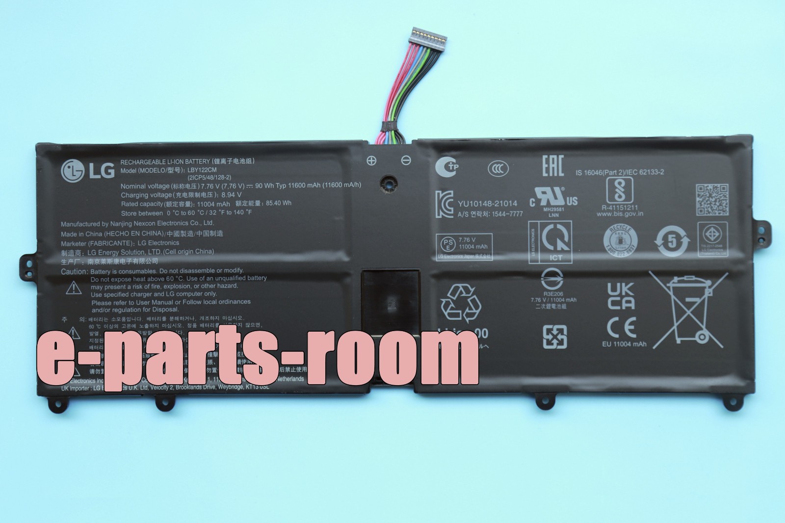LBY122CM New Genuine 90Wh Battery for LG Gram 16Z90R 17Z90Q-R 17Z90Q-G 17Z90Q-K