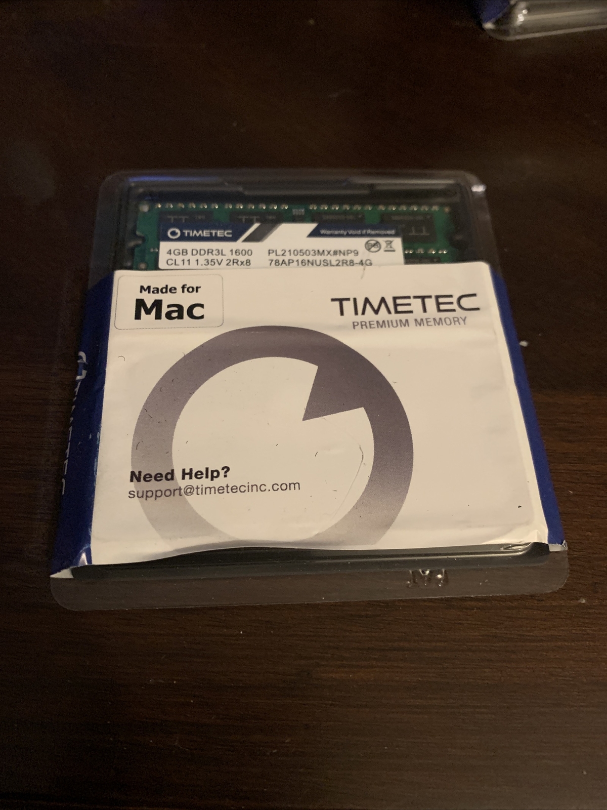 Timetec (2x4GB) 8GB DDR3L 1600MHz 2Rx8 CL11 RAM Kit (2x4GB) FOR MAC 