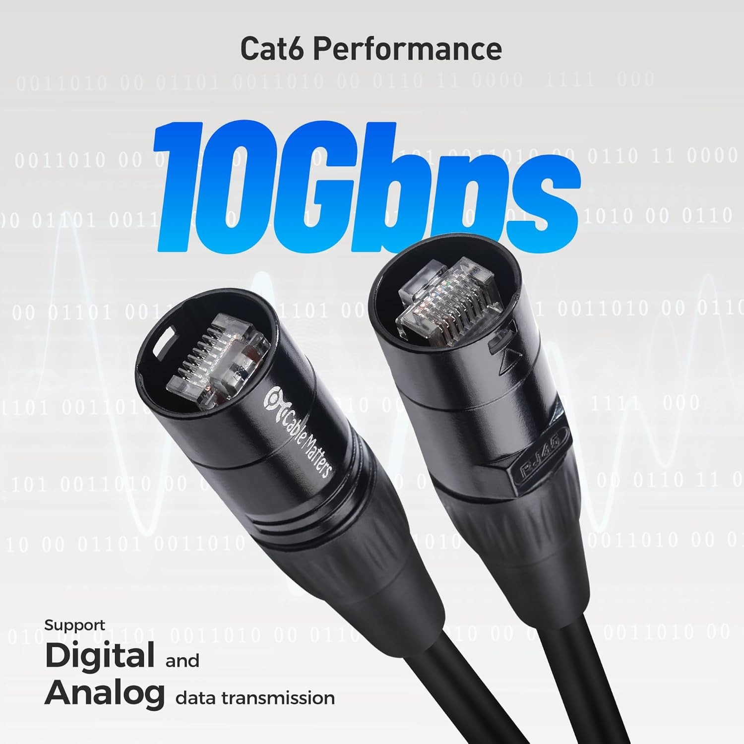 Cable Matters 30-Foot EtherCON Audio,Video Shielded High Performance RJ45 Cable⚡