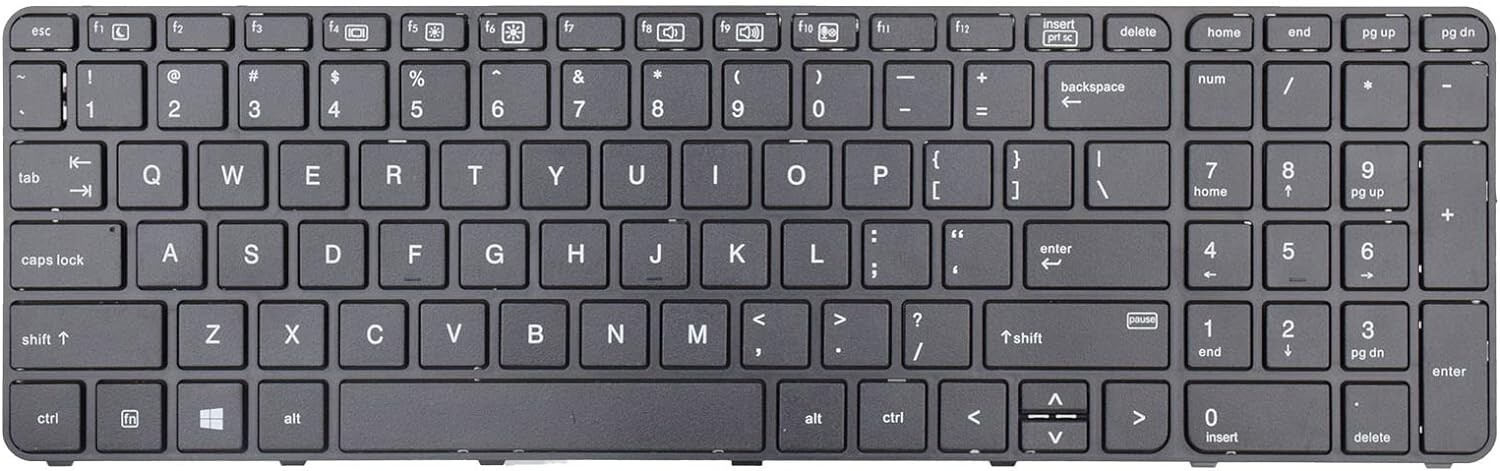 HP ProBook 450G3 450G4 455G3 455G4 470G3 470G4 US Black Keyboard non-backlit NEW