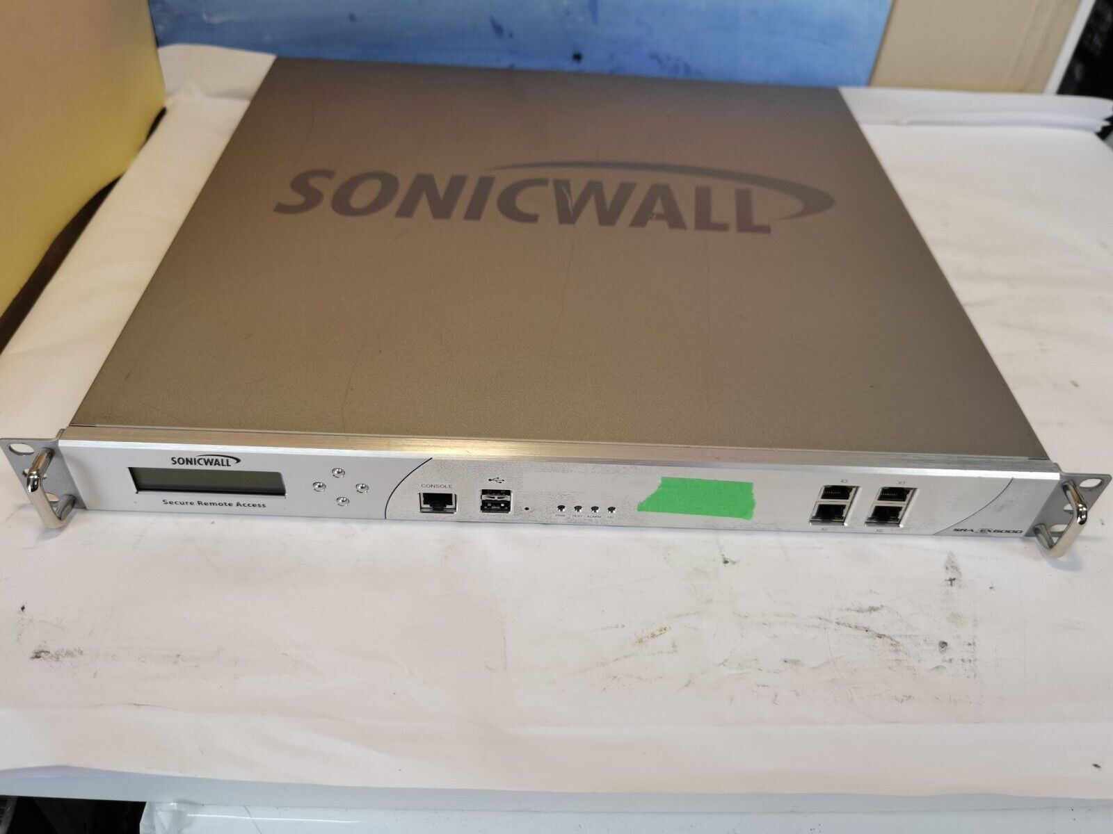 $ Sonicwall SRA EX6000 Firewall Appliance 1RK20-05A (no hard drive no licence)