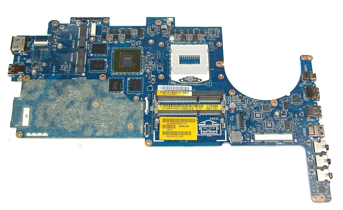 Dell RWYMN Alienware 14 R1 / M14x R3 GT750M 2GB Motherboard rPGA947