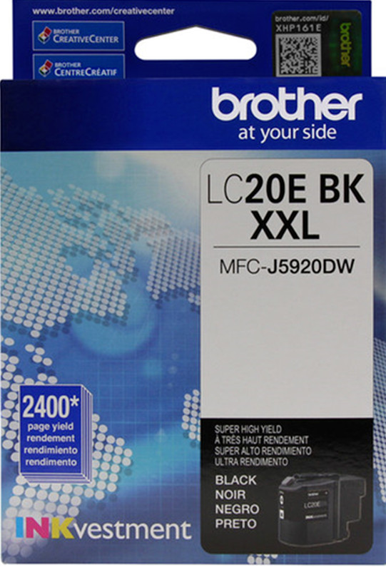 New Genuine Brother LC20E BK XXL Black Ink Cartridge MFC-J5920DW
