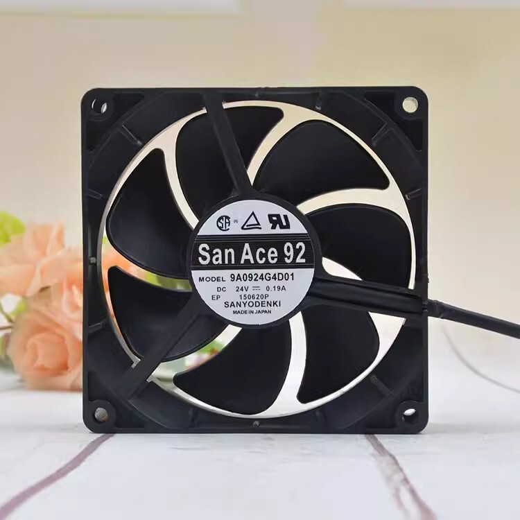 Sanyo 9A0924G4D01 9025 DC24V 0.19A 9CM Inverter Cooling Fan