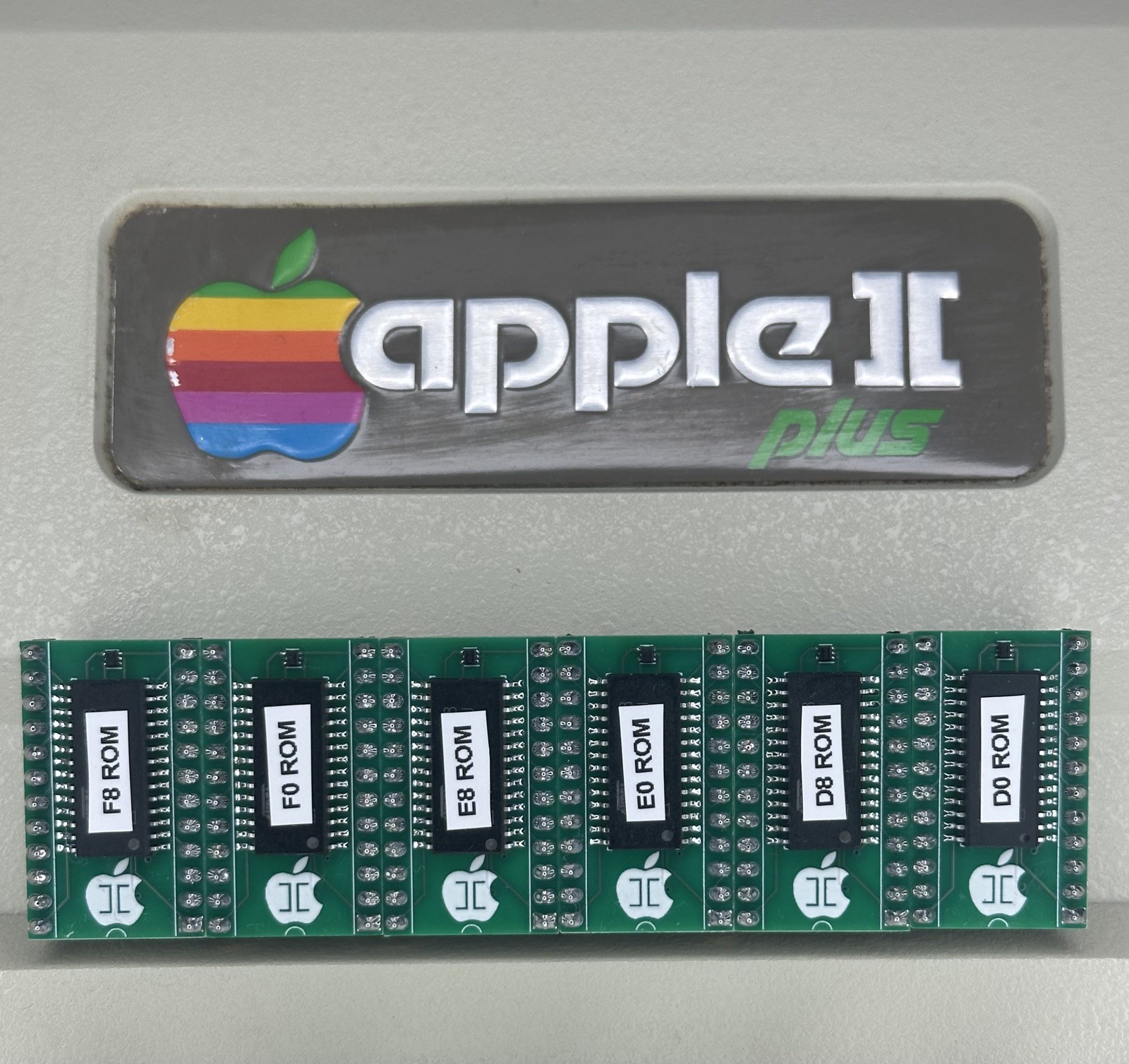 Apple II / II+ ROM Set F8 F0 E8 E0 D8 D0 Custom Replacement Chip Set Upgrade