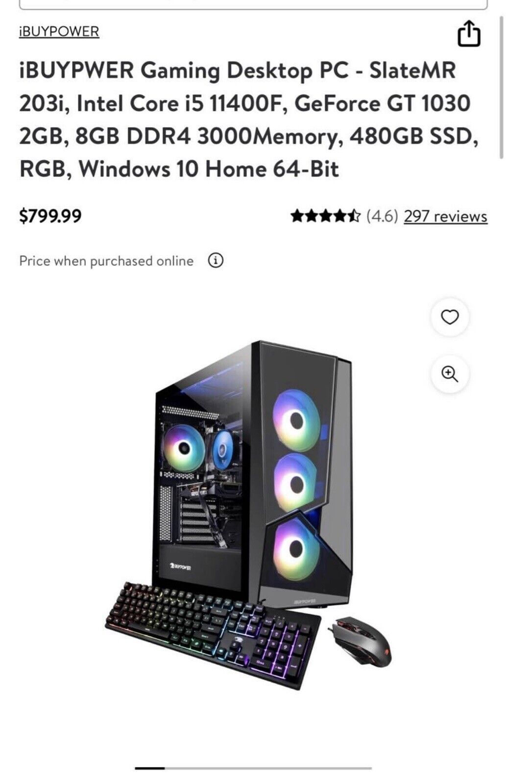 Barely used gaming pc 