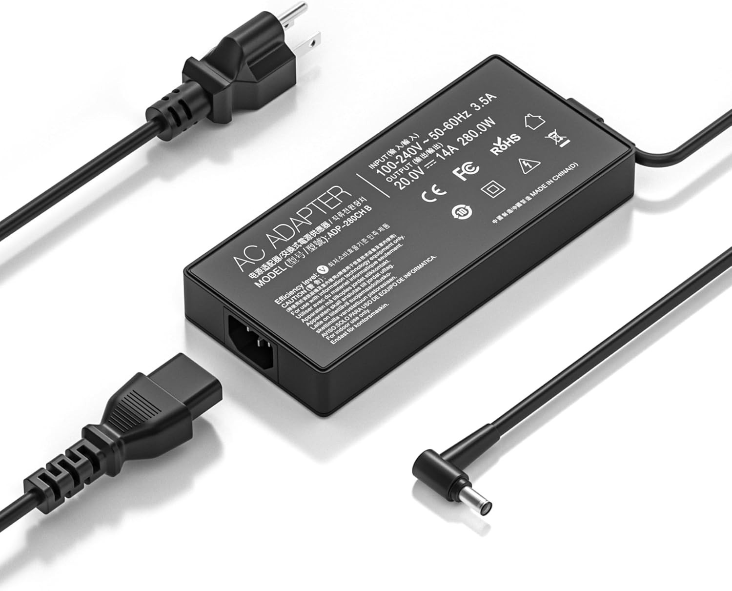 280W Charger for ASUS ROG Strix G18 G17 G16 G15 ADP-280BB B Scar T13-18
