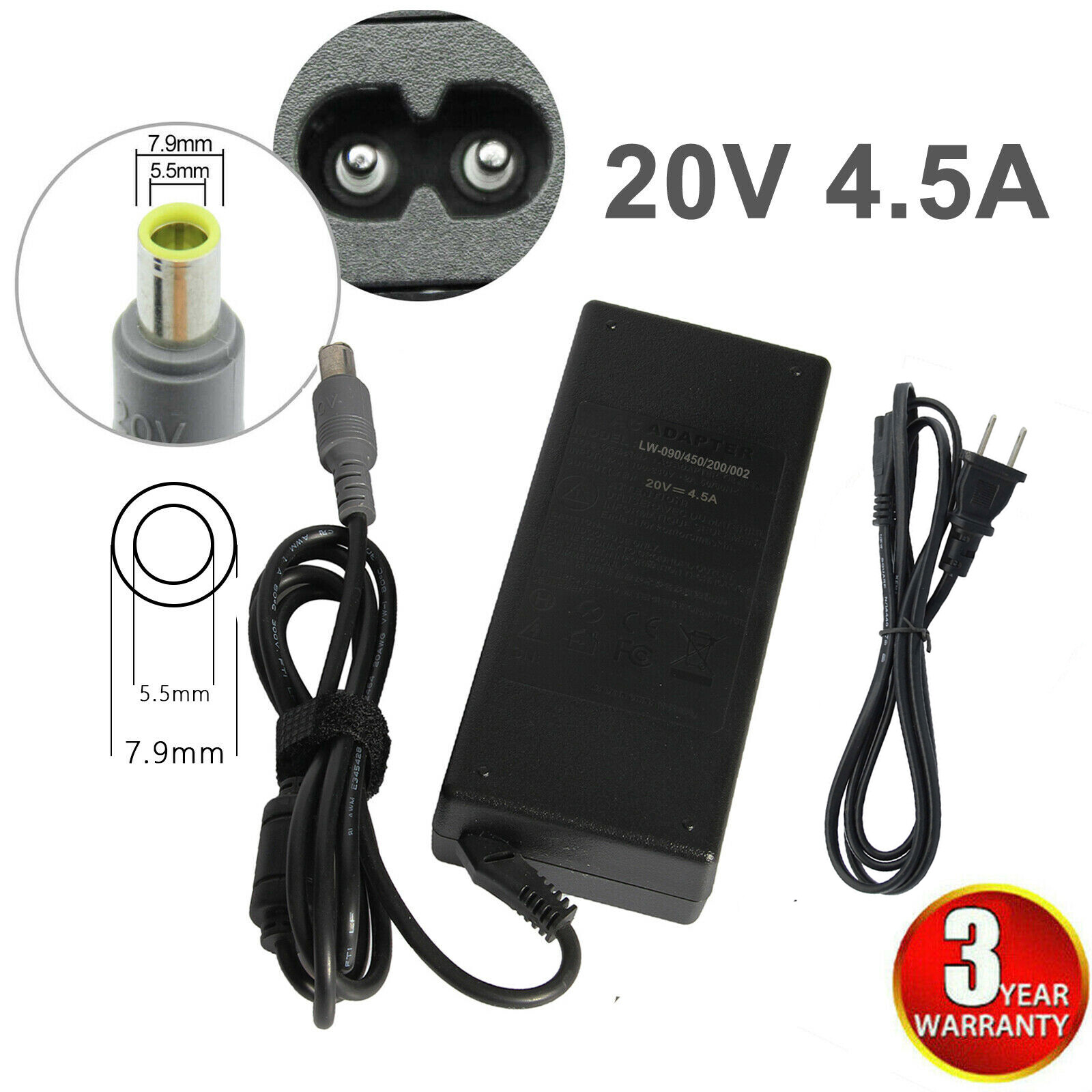 AC Adapter Charger For Lenovo Thinkpad X200 X220 X230 X300 X301 X100 X120