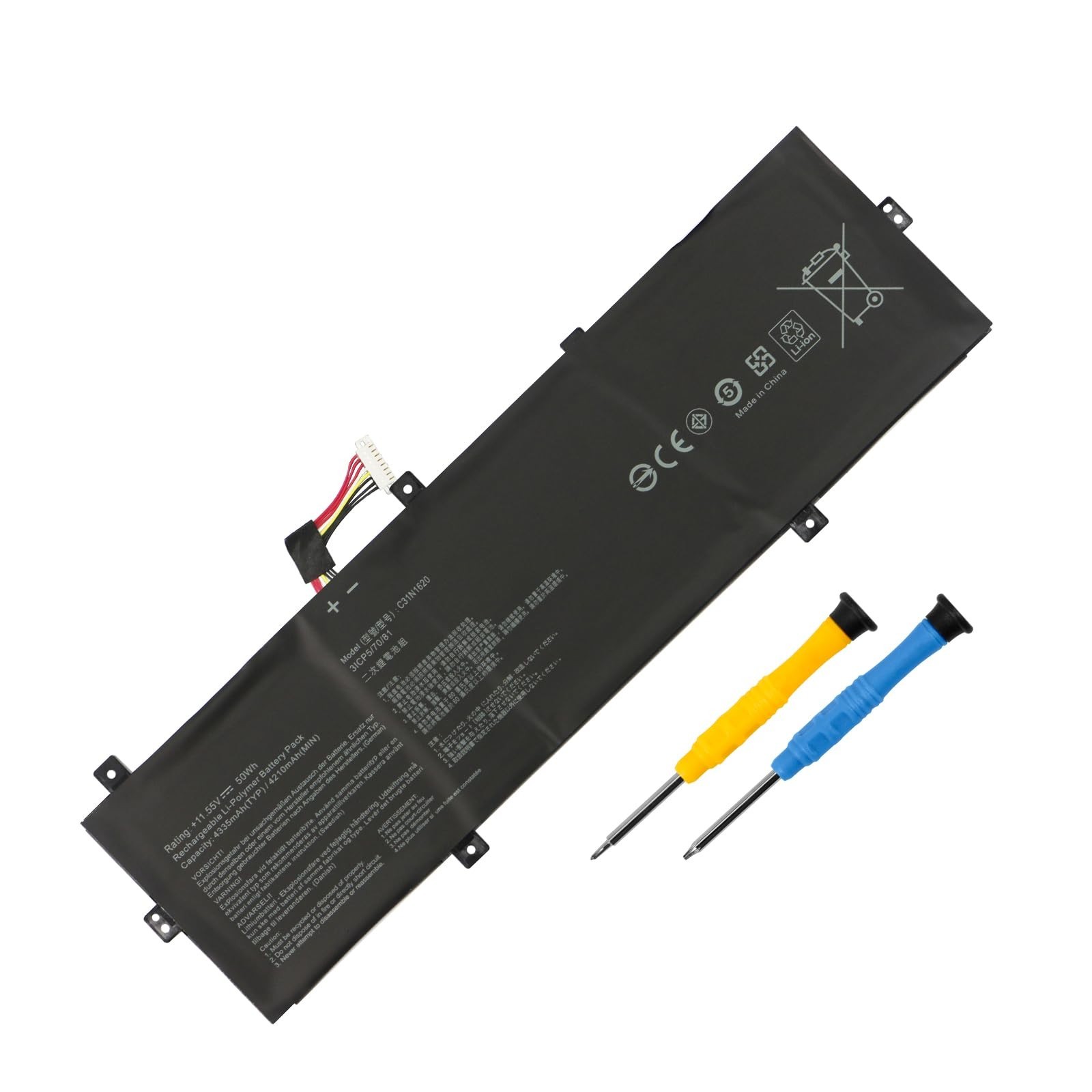 50Wh Laptop Battery for Asus Zenbook UX430 UX3400 | High Capacity, Reliable Powe