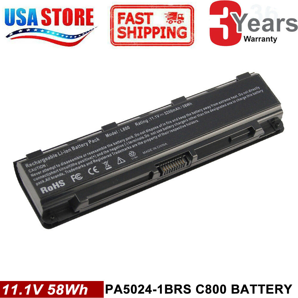 BATTERY 4400mAh for Toshiba P000573260,PA5121U-1BRS,PABAS274