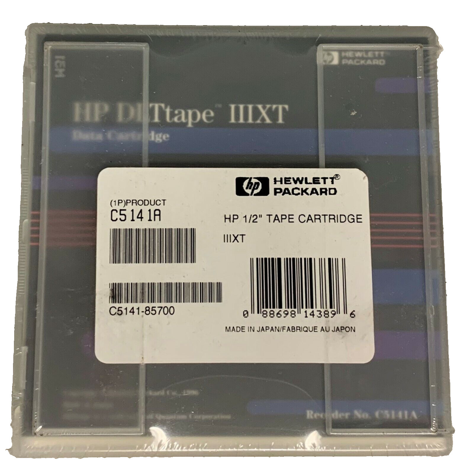 HP DLT Tape IIIXT 30 GB Data Cartridge C5141R  C5141-85700 NEW