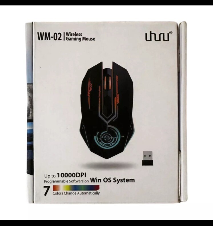 Uhru WM-02 Color Changing Wireless Gaming Mouse 10000DPI Rechargeable