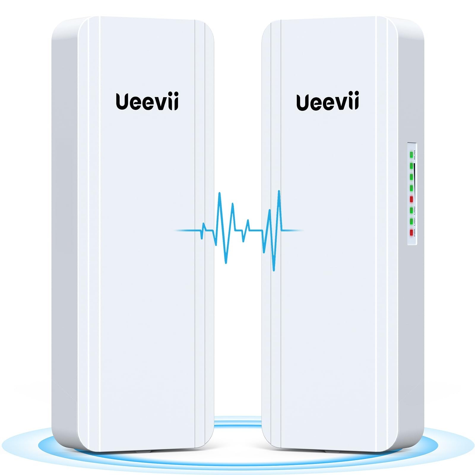 UeeVii 2.4G & 5G Dual Band Wireless Bridge with Dual 1000Mbps Port CPE5824 | ...