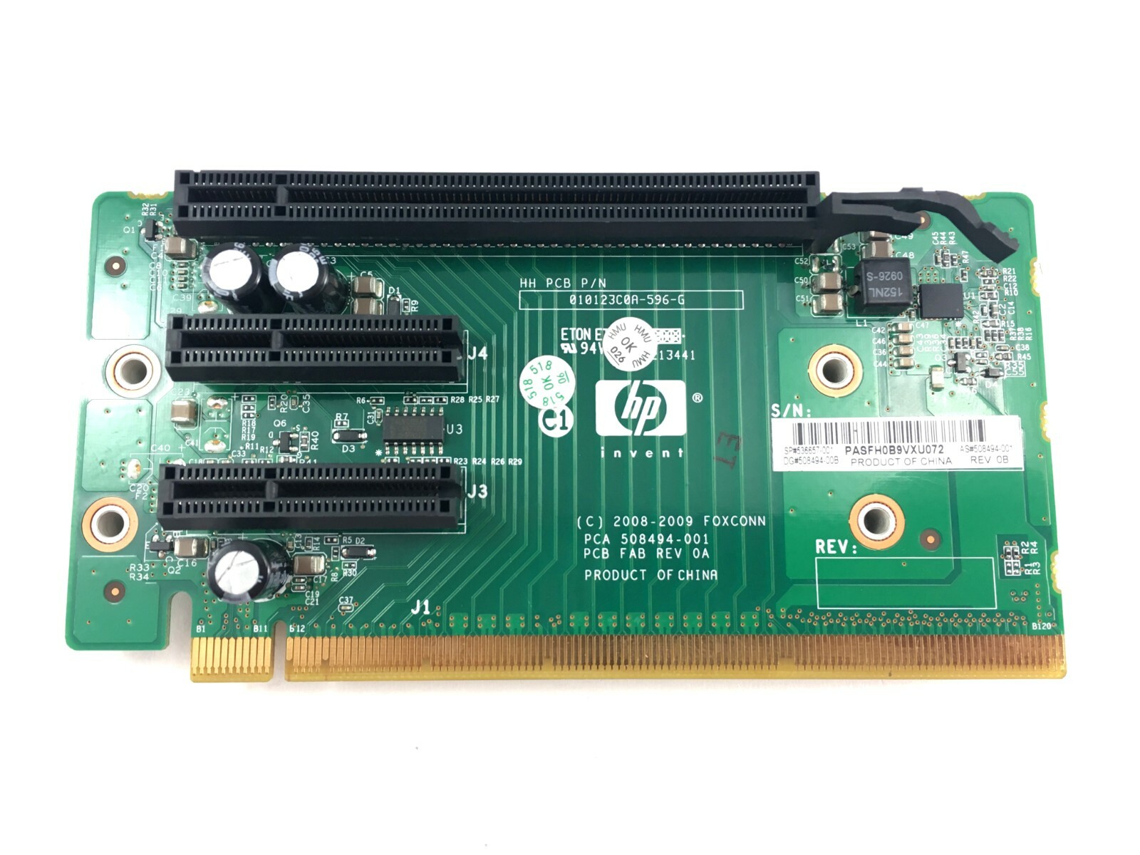 New Genuine HP Sps Bd PCI-Express 3 Slots X16 X4 X4 2u T2 536657-001 508494-001