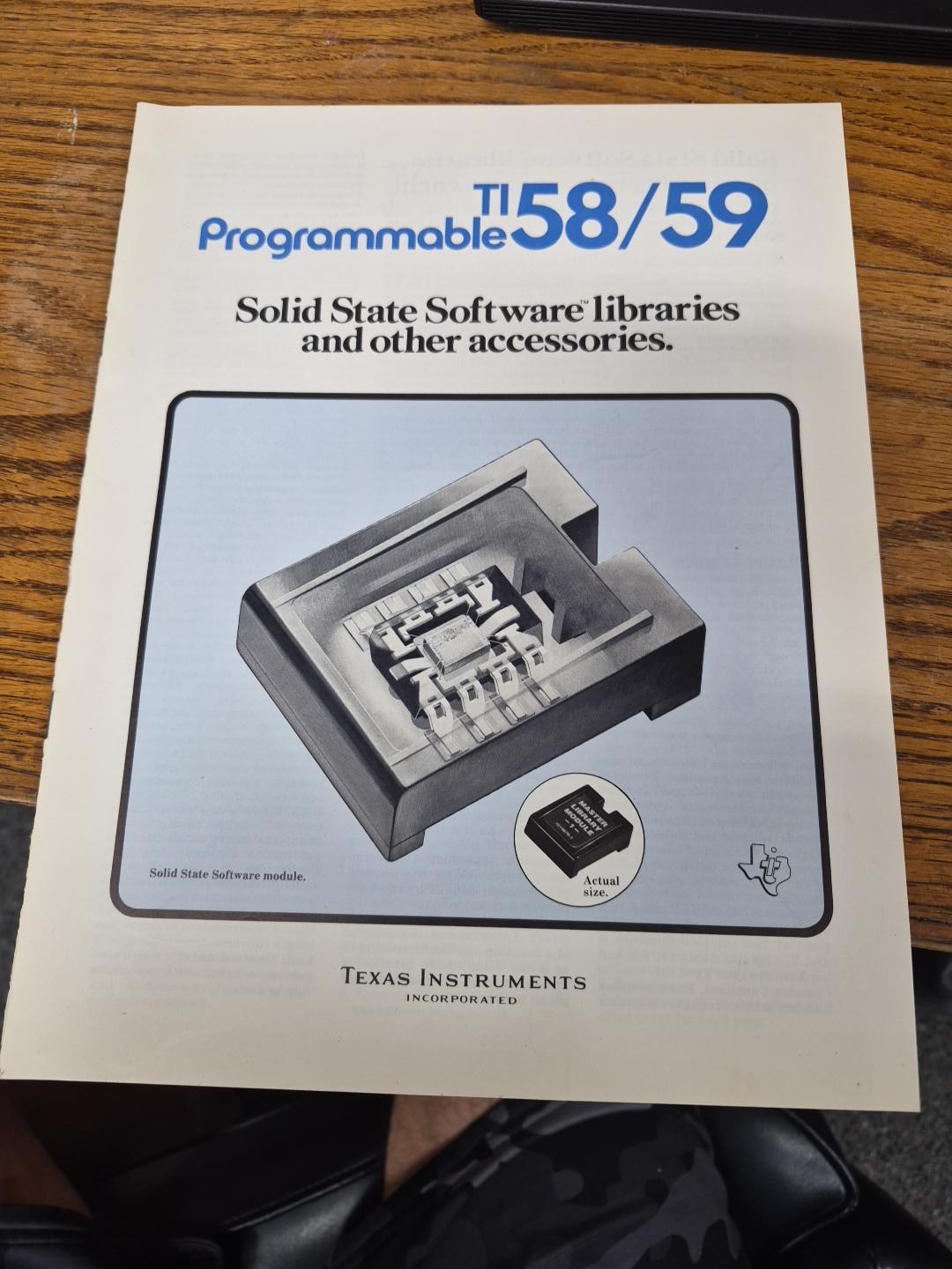 Vintage Texas Instruments TI-58 TI-59 Solid State Software Libraries Catalog