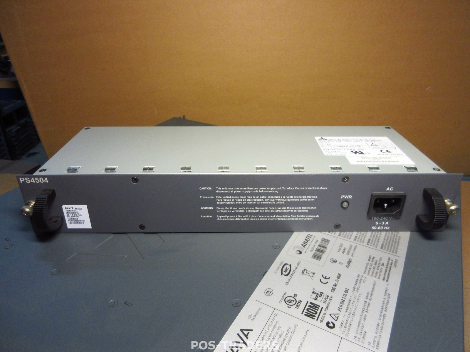 Avaya PS4504 Power Supply 400W 700432529 for G450 - PULLED FROM AVAYA G450