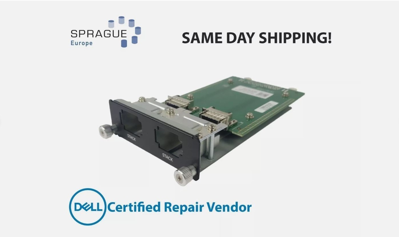 DNI PKY49 Sxx 2PRT CX4 12GB STACK Dell Force10 RoHS II 0PKY49- PKY49