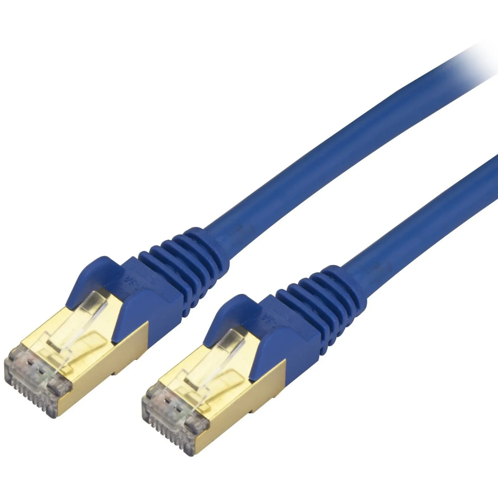 5 QTY - StarTech Cat6a Ethernet Patch Cable, Model: C6ASPAT10BL