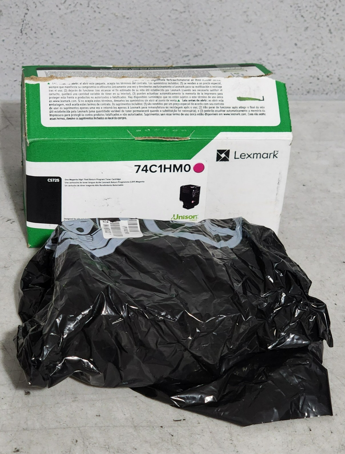 Lexmark 74C1HM0 Magenta High Yield Toner Cartridge Genuine New NO BOX