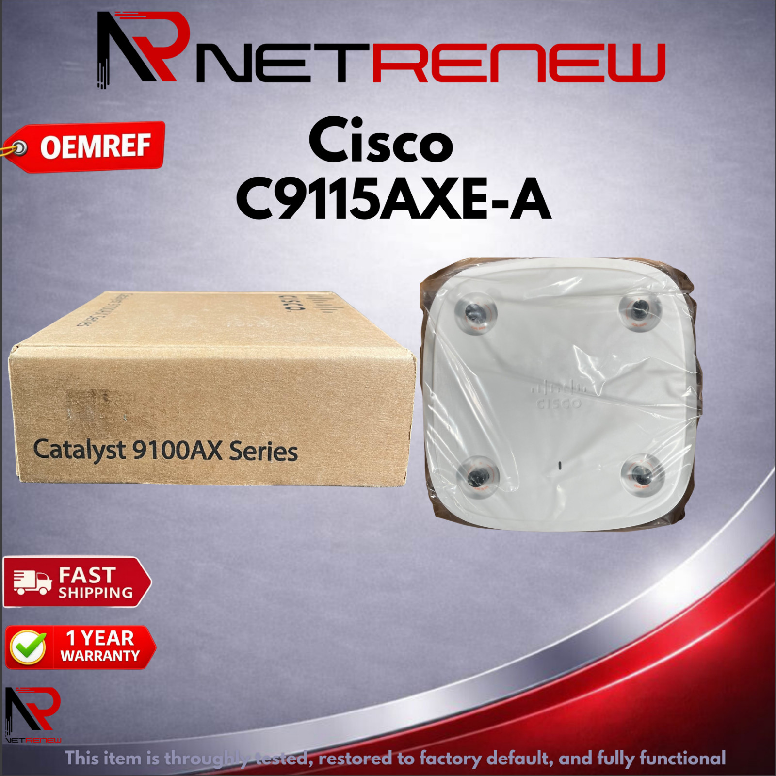 Cisco Oemref C9115AXE-A Catalyst 9115 Series AP Wi-Fi-6