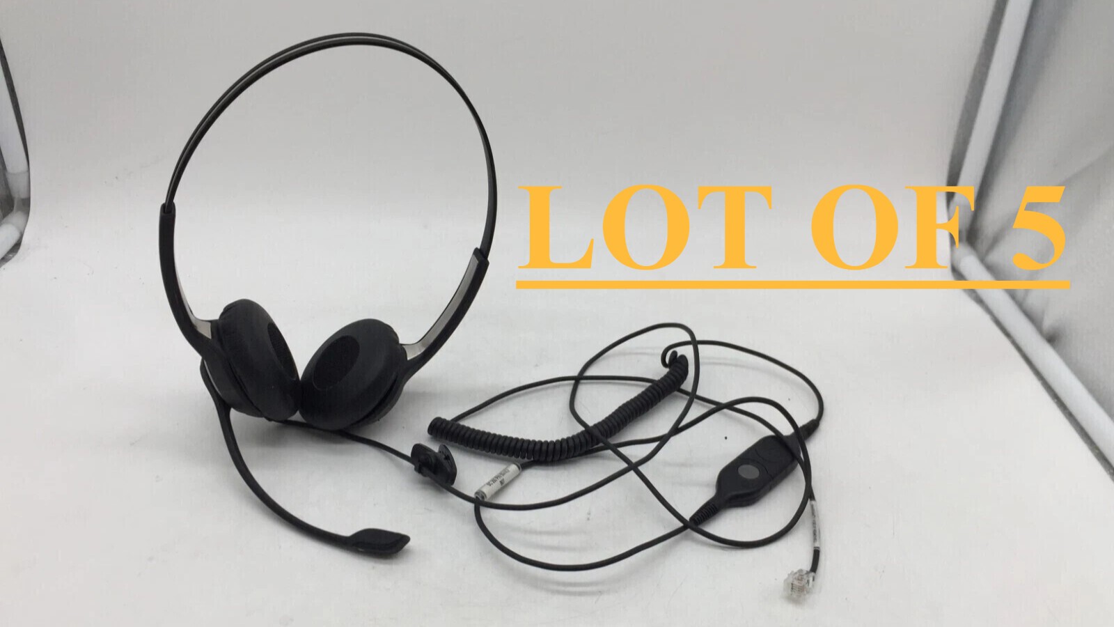 LOT OF 5 Sennheiser SC 260 Black Headband Headset 