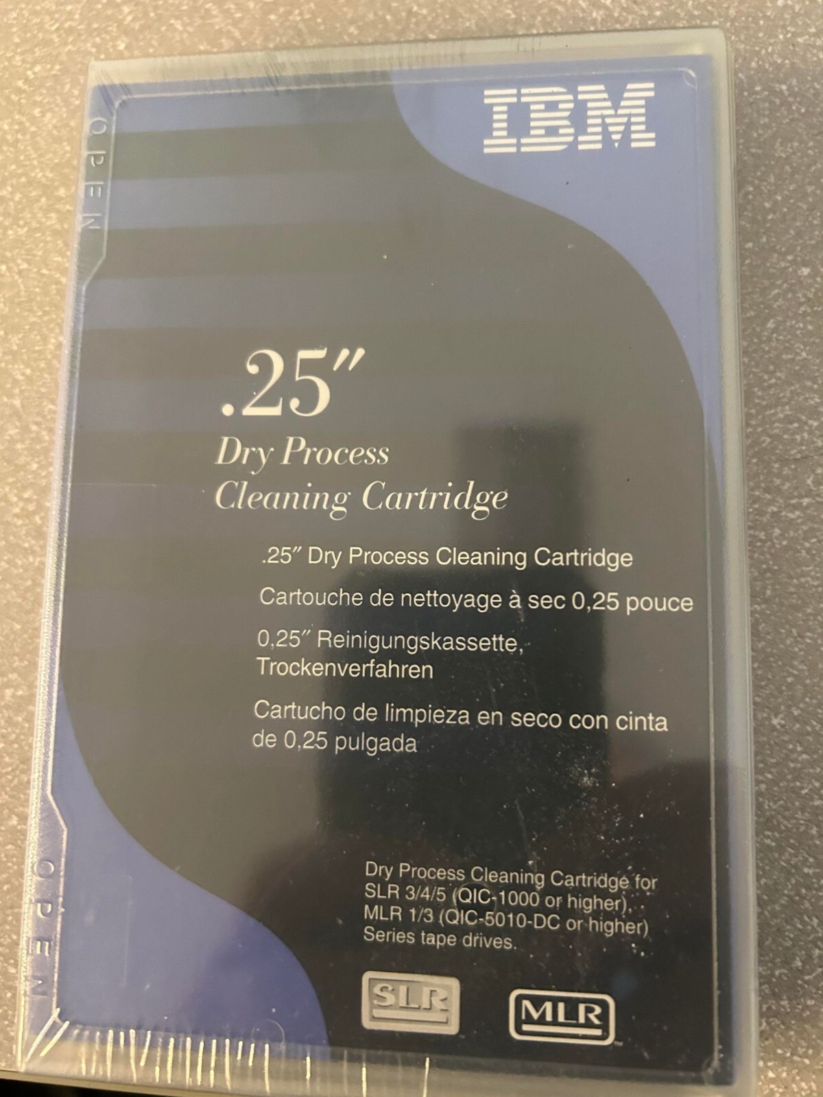 IBM MLR SLR Dry Process Cleaning Cartridge New in Shrink
