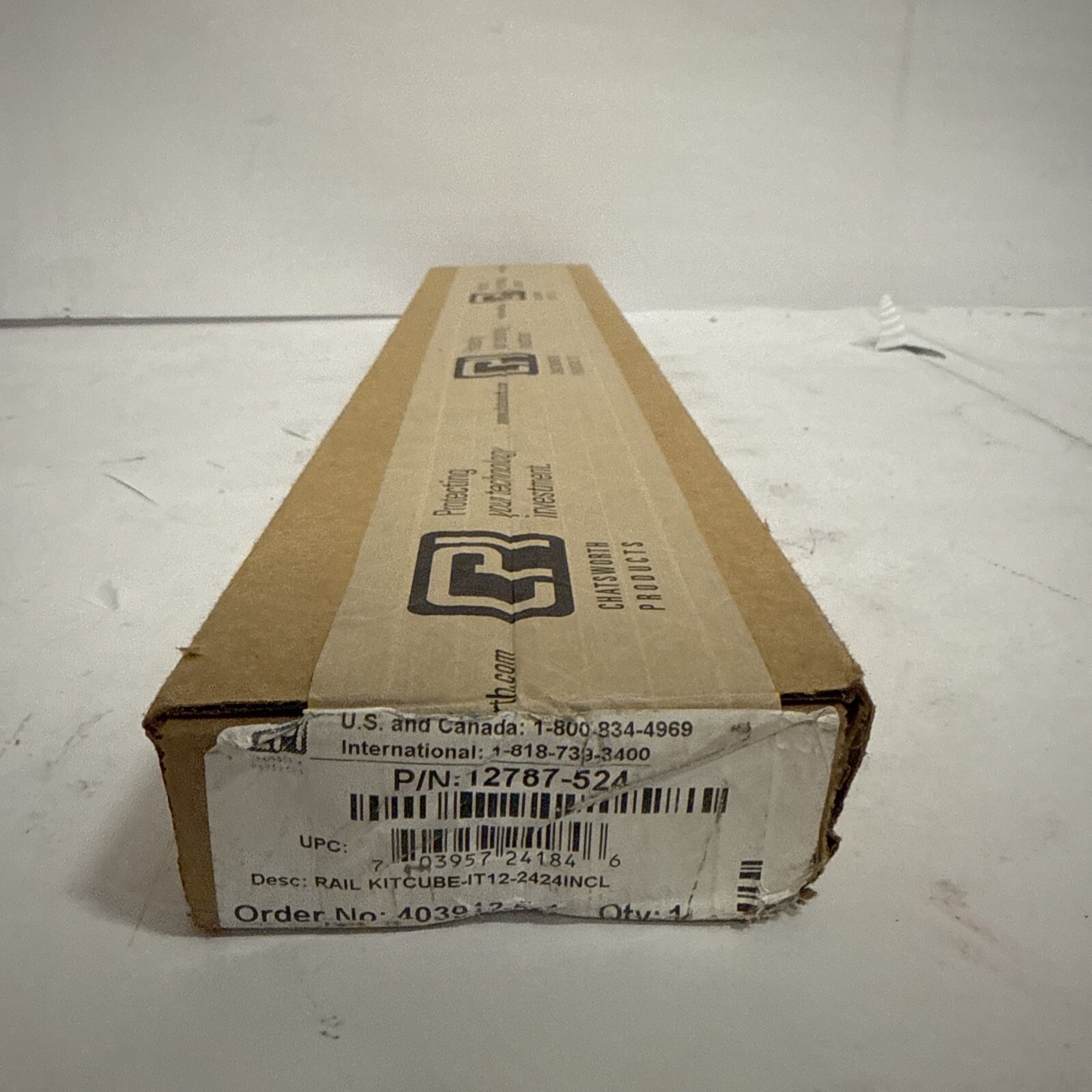 CHATSWORTH PRODUCTS 12787-524 Equipment Mounting Rail Kit for CUBE-iT Cabinet