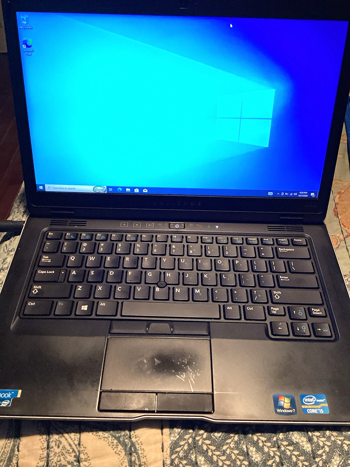 Dell Latitude 6430u 14" i5-3437U 1.90GHz 4GB 250GB SSD Win10 Pro. Bad Battery