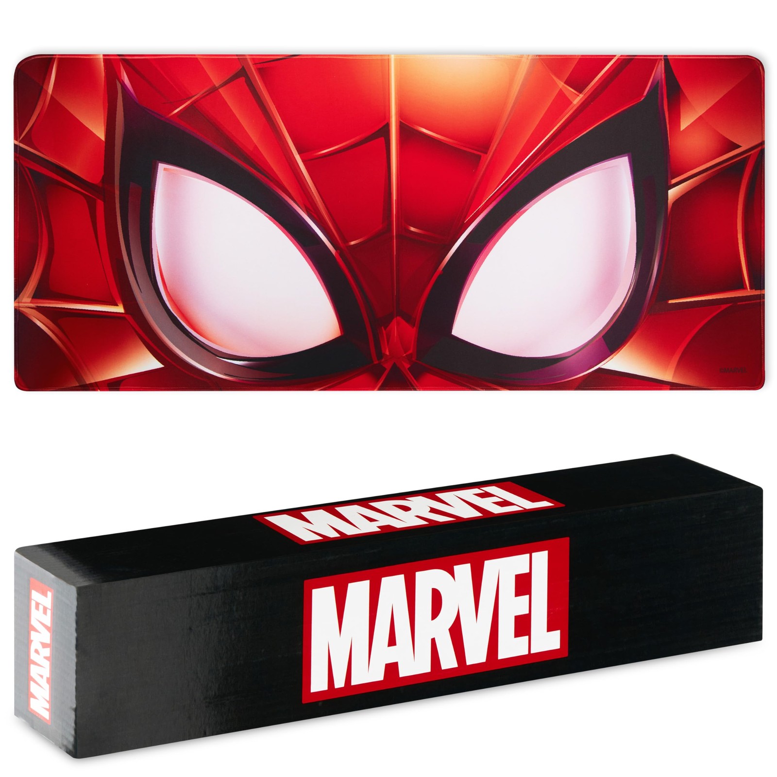 Marvel Spiderman Desk Mat Large Mat 31.2 x 13.9” Desk Protector Mat PC Laptop...