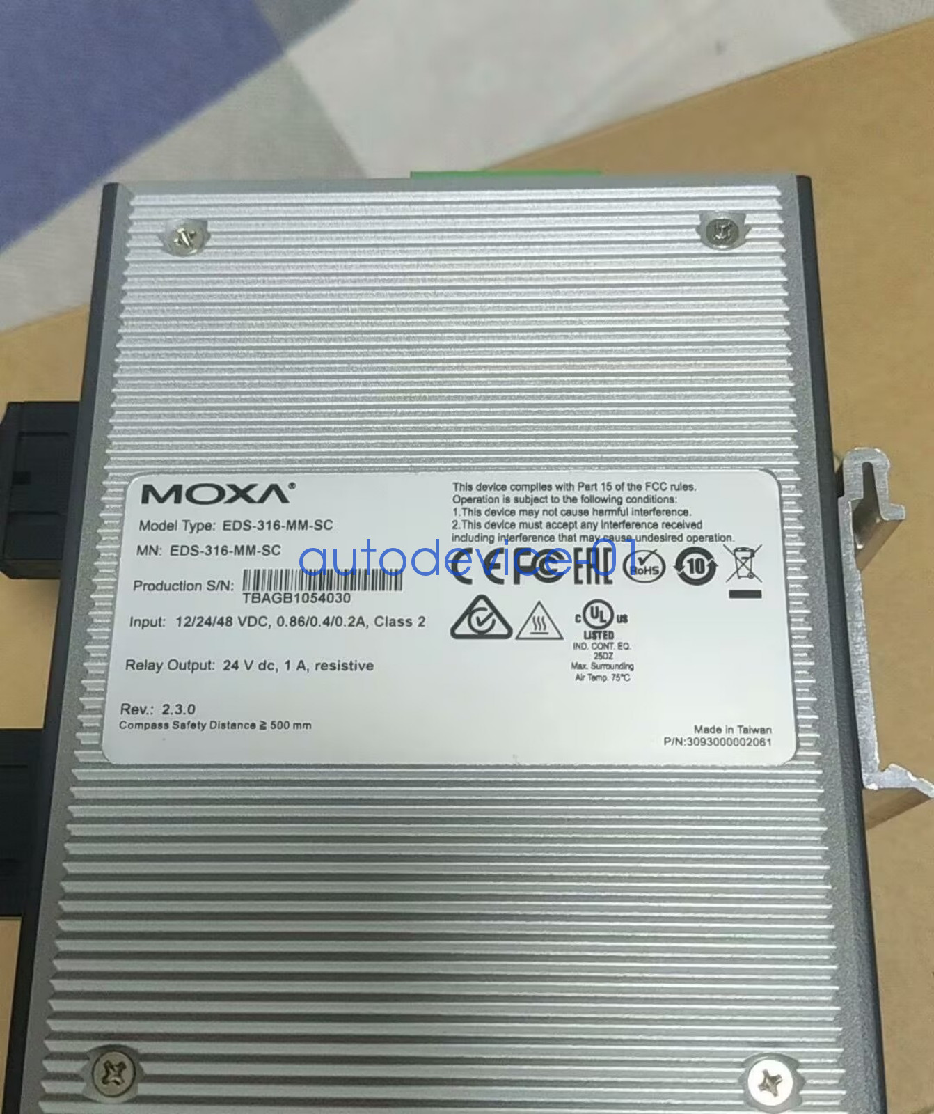1pc NEW EDS-316 v2.3.0 Switches Via DHL/FedEx